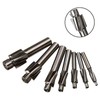 7Pcs M3-M12 Counterbore Milling Cutter High Speed Steel Pilot Slotting