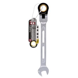 Takagi Multi-Drive Gear Wrench, Flexible, 0.6 inches (14 mm), Ratchet Combination, Oscillating Angle, Adjustable, Number of Gears, 100 Tightening, Lightweight, Work Tool, Bolts, Nuts, Tightening, Loosen, Hexagonal Throwe, Star-Shaped, Square, Spline, Ligue
