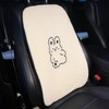 Car Back Support Cute Cartoon Style Skin Friendly Berber Fleece