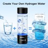 Hydrogen Water Bottle with LED Display, 1500ppb Portable Water Ionizer