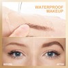 Paquete de 2 Lápices de Cejas Microblading Nuevos 2026, Impermeables,