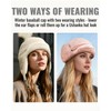 CLAPE Snow Trapper Hat Women's Winter Trooper Hat Ear Flap