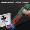 MAXRIENY AC Rechargeable Voltage Tester Pen 12-300V Large Screen Single