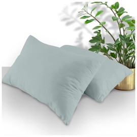 Soft & Cozy Non Iron Percale Sheets, Plain Bedding Bedsheets, Polycotton King Size Bed Sheets, Duck Egg