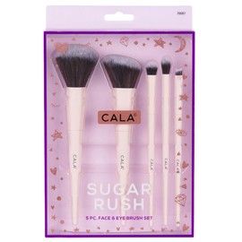 CALA - brochas para maquillaje de cara y ojos "Sugar Rush" (5 piezas)
