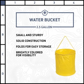 Stansport Water Bucket - 9 Liter