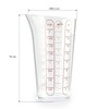 Lacor - 67075 - Basic-Messbecher, Behälter mit Maßen, Flüssigkeitsmesser, Kunststoff,