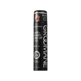 RED Pro GROOMANE Temporary Color Spray for Hair & Beard Line-Up, Barber Grade, Quick-Drying, 2X Longer-Lasting (Up to 20 Washes), Precision Nozzle, No Ammonia, Peroxide (Black, 6.6oz)