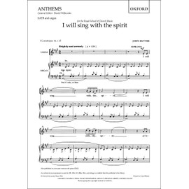 I will sing with the spirit: SATB vocal score