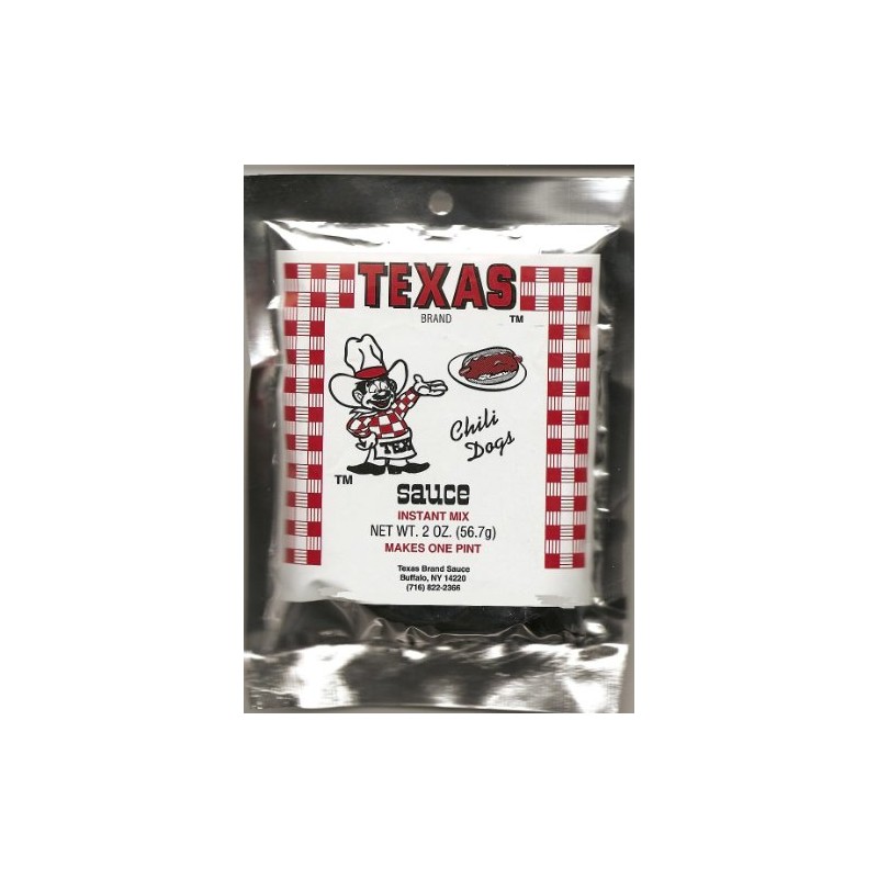 Texas Brand Instant Chili Dog Sauce Mix - 2 oz