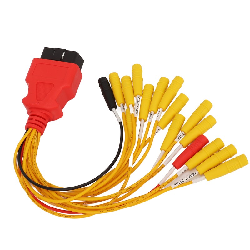 16 Pin Jumper Cable Safe Connection Female OBD Connector Diagnostic