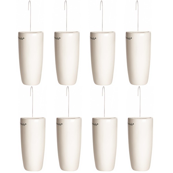 Ceramic Radiator Humidifier - Set of 8 Hanging Humidity Control with Hanging Hooks Air Moisture for Home Storage Heater Air Moisturiser by Crystals®