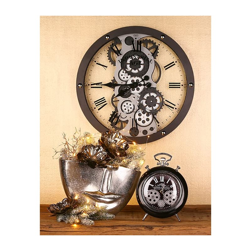Casablanca - Uhr, Wecker - Transmission - Metall - schwarz/Silber
