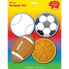 SHAPES ETC. Sports Large Notepad Set, 4 Notepad Set, 5