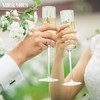ALIMOTA Copas para Boda，210Ml Copas Champagne，2Pcs caja de regalo，Copa de