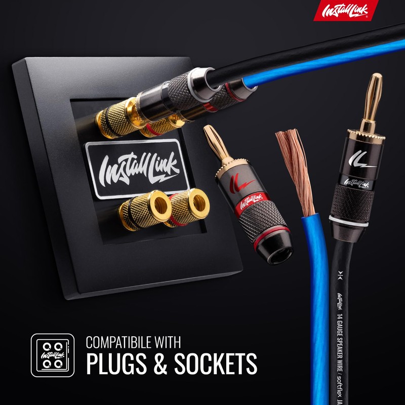 Install Link 14 Gauge Speaker Wire for Car, Home or