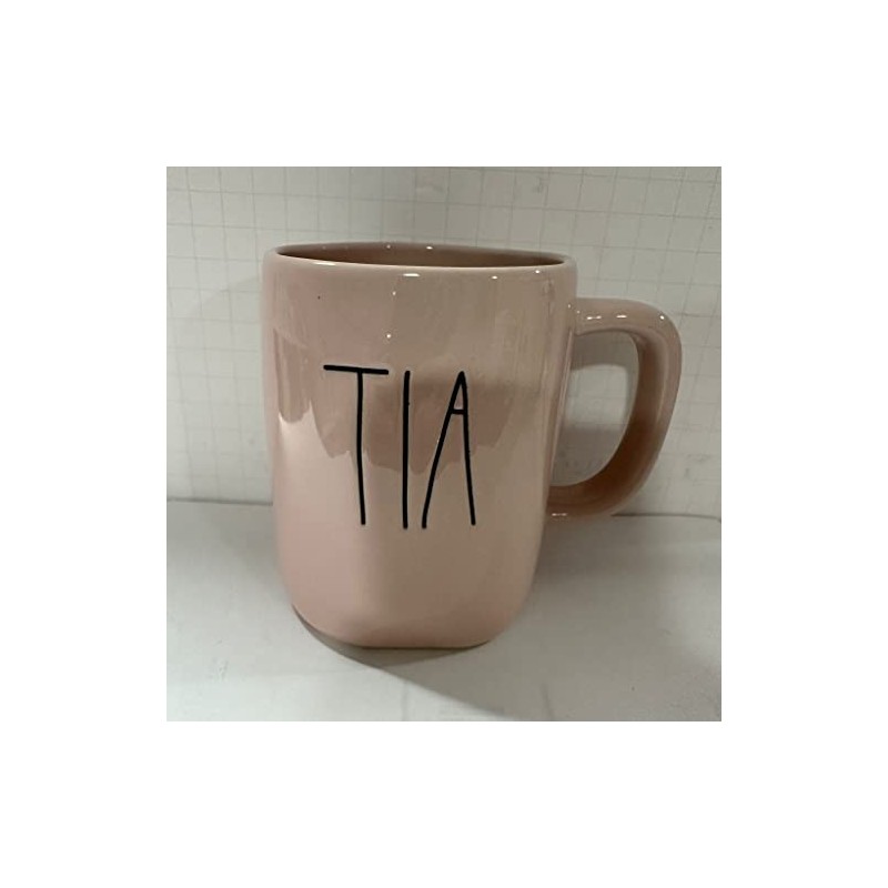 Rae Dunn TIA Mug Allside pink - Ceramic - Dishwasher