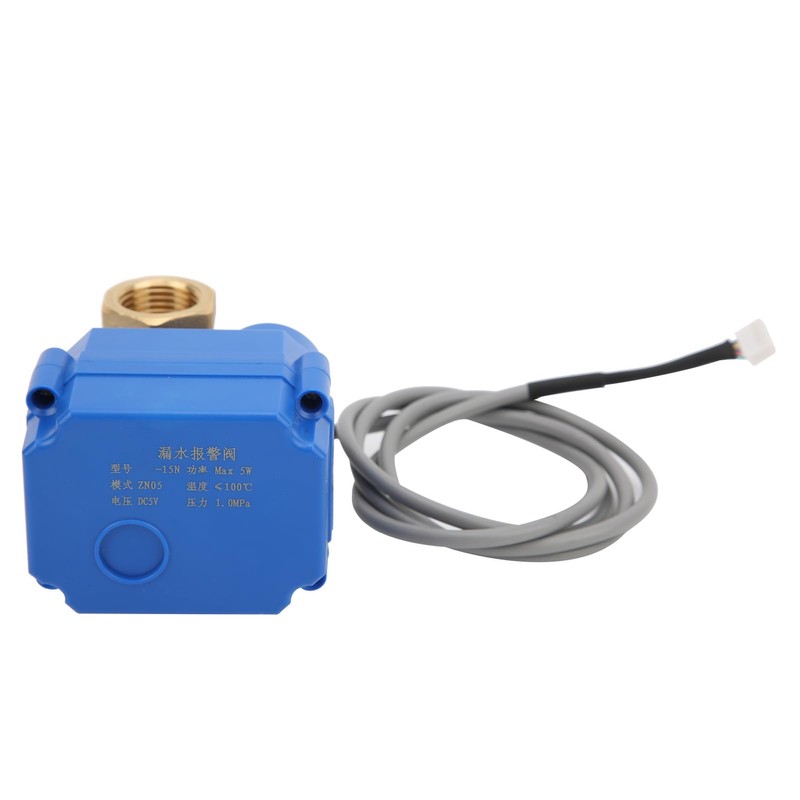 Fafeicy AC100-240V Water Leak Sensor, 1-Valve 2-Way Sensor, House Leak
