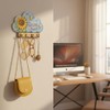 Wall Mounted Key Holder with Hooks - Key Organizer for