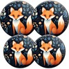 Electric Stove Burner Covers,Cute Fox In The Forest Round Gas