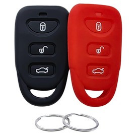 REPROTECTING Silicone Rubber Key Fob Cover Compatible with 2006-2020 Hyundai Accent Elantra Genesis Sonata Kia Forte Optima Rondo Sorento Spectra