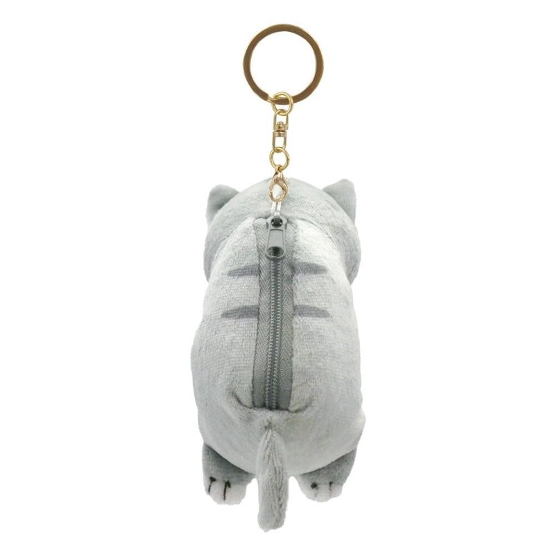 Yamani Tsumamikko 11640 Zippered Mascot Amemori-kun Approx. 4.7 x 2.6