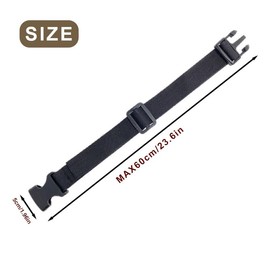 Add a Bag Luggage Strap,Heavy Duty Adjustable Suitcase Belt Travel Accessories for Connect Your Luggages(Black)