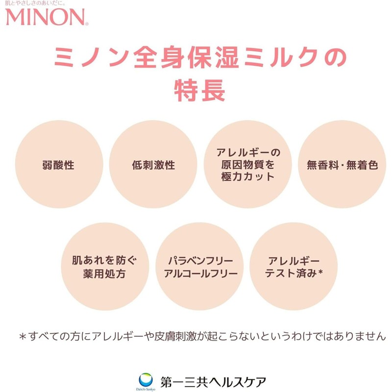 Minon Full Body Moisturizing Milk Refill 320mL with Sample Body