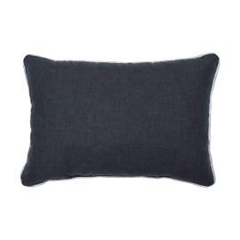 Pillow Perfect Christmas Forest Scene Decorative Lumbar Pillow, 12" x 18", Gray/White