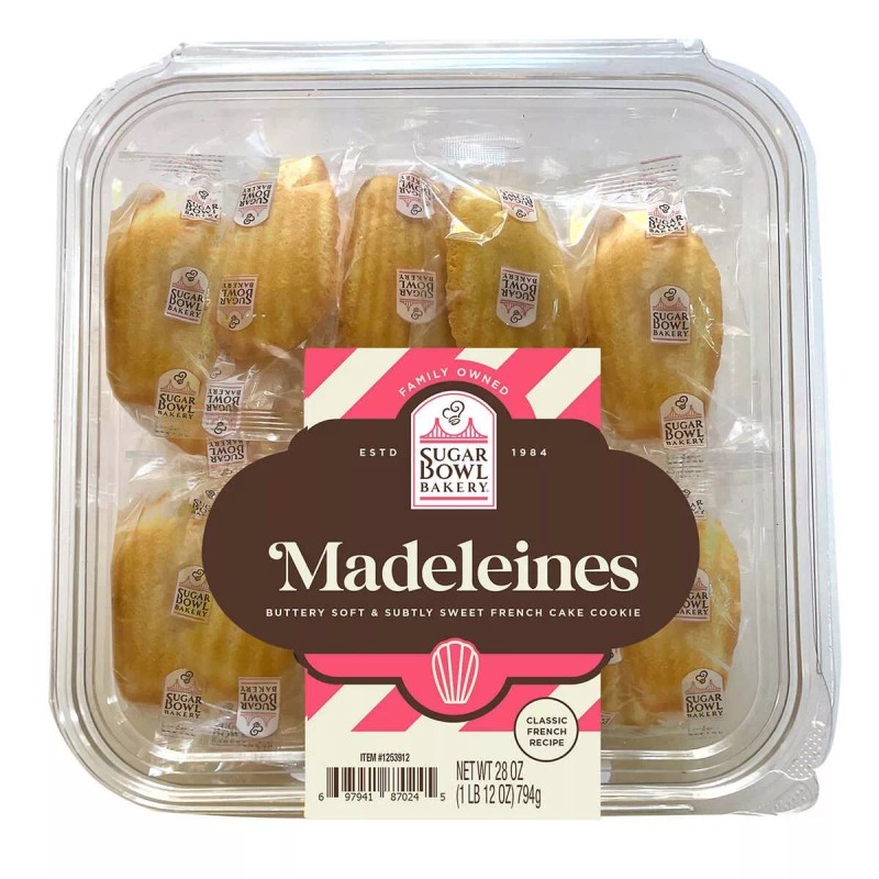 Sugar Bowl Bakery Madeleines Cookies 28 oz per box fresh
