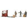 Workers W/Forklift HO Scale Woodland Scenics