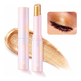 Sombra En Barra Dorada Glitter Para Ojos Haculier
