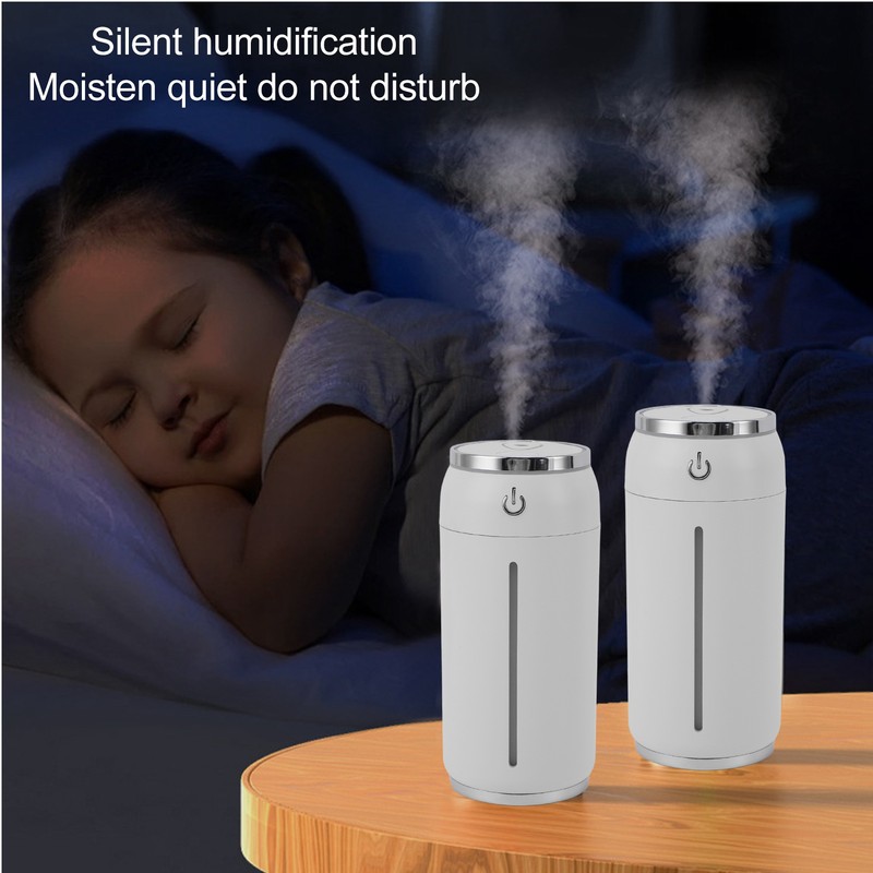 Mini Humidifier Compact Portable USB 7 Colors Light for Office