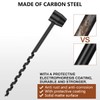 Abizarch Bushcraft Hand Drill Carbon Steel Manual Auger Drill Portable