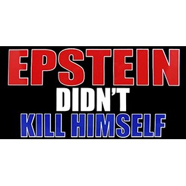 Wholesale Lot of 6 Epstein Didnt Kill Himself Decal Bumper Sticker - Quality Flags