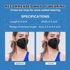 YOTU KN95 Face Masks 60 Pcs,5 Layers Cup Dust Mask,Filter