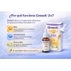 Growvit Zinc, Vitamina B12, Manzanilla Suplemento 2 Pack