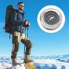 Mini Compass, 60 mm Stainless Steel Compass, Portable Pocket Compass,