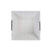 ARPAN Set of 2 White Square Waste Paper Bin White