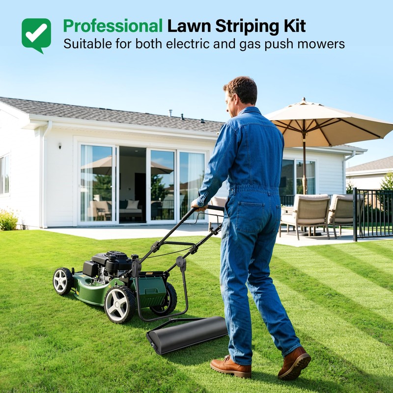 C CLINK Lawn Striping Kit, Compatible with Gas & Electric