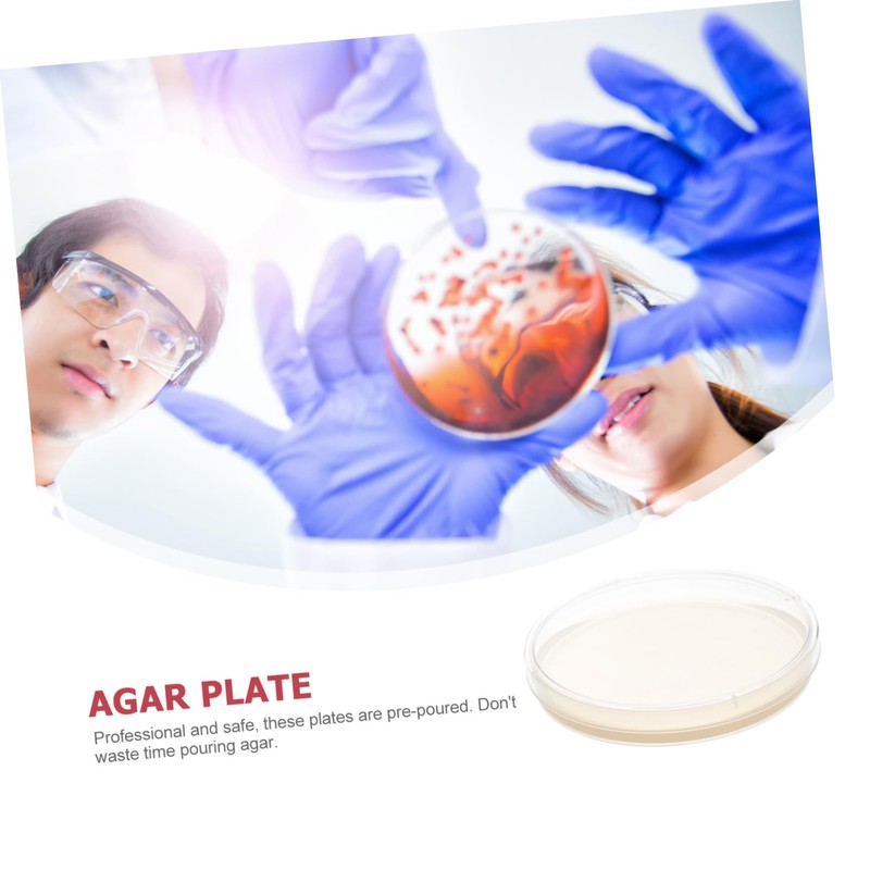 ULTECHNOVO 10pcs Nutrient Agar Plates Petri Dishes Agar Medium for