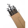 BaveL 36 Pcs 14G Black Bicycle Steel Spokes (201 mm-309