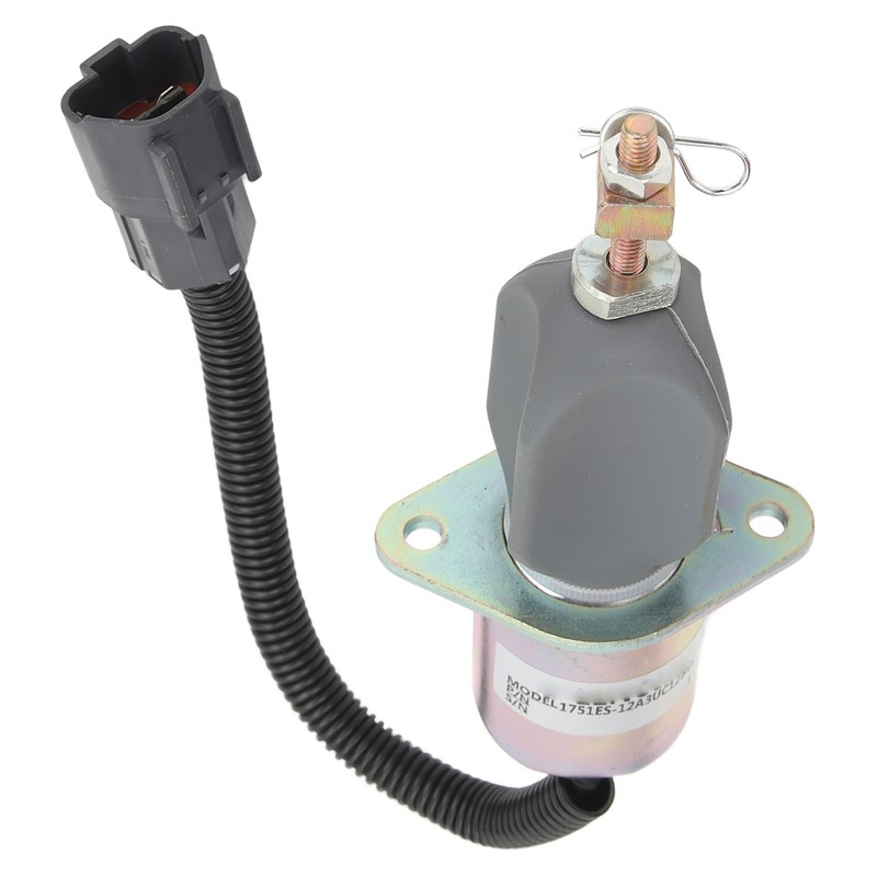 Fuel Shut Off Solenoid 1751ES‑12A3UC12B1S Engine Fuel Stop Solenoid for