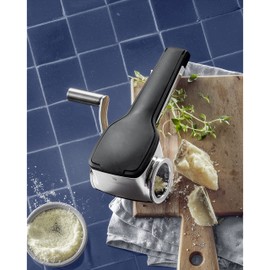 WMF Kitchen Classics Cheese Grater 20 x 14 x 8 cm with Drum Grater, Cromargan Stainless Steel, Also Suitable for Left-Handed People