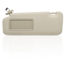 NHILES Left Driver Sun Visor Compatible with Mazda CX-9 2010-2015 Sun Visor Replacement Number TD11-69-320C-75 TD12-69-320C-75 Color:Beige