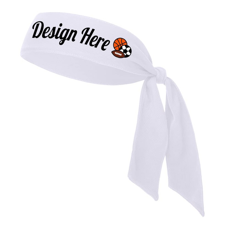 GOGO Head Tie, Tie Back Mesh Headband, Tennis Head Band
