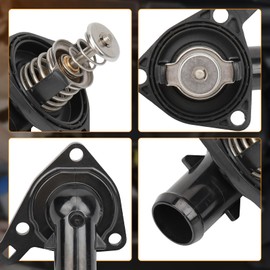 BRTEC 902-5131 Engine Coolant Thermostat Housing Assembly 2002-2006 for Acura RSX,2002-2005 for Honda Civic,2002-2006 for Honda CR-V