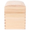 Creative Deco Wooden Storage Box Unpainted with Lid | 25