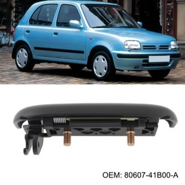 ECSiNG Front Left Outer Door Handle 80607-41B00-A Compatible with Nissan MICRA II K11 92-03