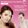 SAVILAND Nail Face Mask for Nail Drill: Salon Clear Visibility